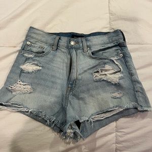 Aeropostale denim ripped shorts
